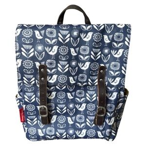 EUC - Nicky James - Bird Laminated Canvas Backpack